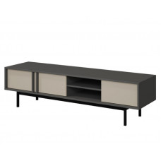 Тумба під телевізор ALSY REG 9 163х43х43 антрацит / бежевий