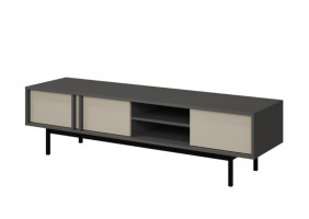 Тумба під телевізор ALSY REG 9 163х43х43 антрацит / бежевий