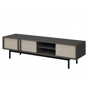 Тумба під телевізор ALSY REG 9 163х43х43 антрацит / бежевий