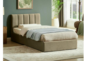 Ліжко односпальне MONTREAL VELVET 90X200 Бежевий BLUVEL 28 MONTREALV90BE
