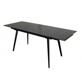 Hugo Lofty Black стіл розкладний кераміка 82X140(200) Чорний