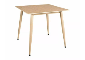 Стіл обідній кухонний Rion 80×80 см Кераміка Беж / Кашемір каркас