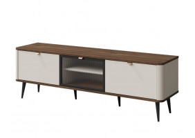 Тумба під телевізор MARLY REG 12 160х52х40 кашемір / горіх