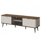 Тумба під телевізор MARLY REG 12 160х52х40 кашемір / горіх