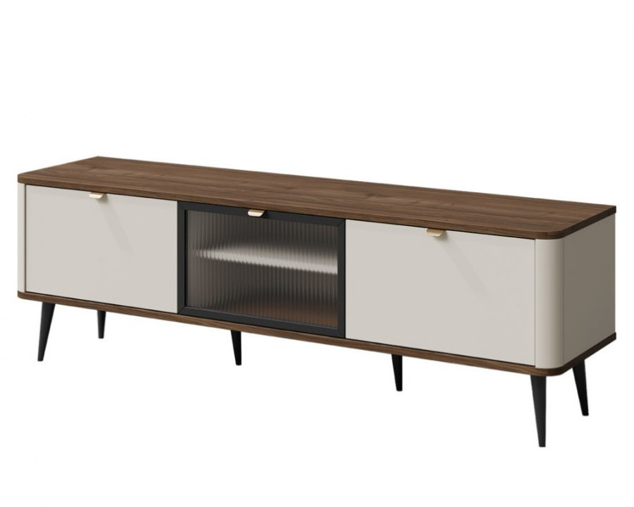 Тумба під телевізор MARLY REG 12 160х52х40 кашемір / горіх