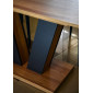 Стіл обідній Torino 140(180)x80 Блеквуд Ячмінний / Графіт