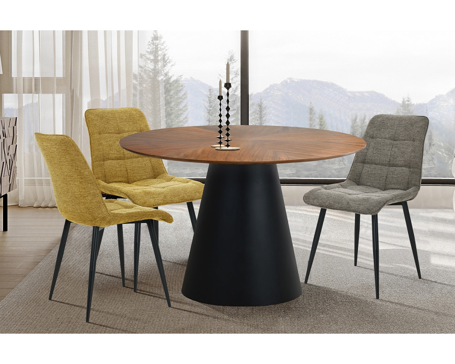 Крісло CHIC BREGO Чорний каркас / Карі 68