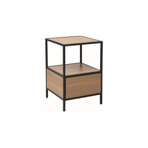 Тумба GEO S 59x 40x 40 дуб/чорний GEOSDC