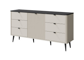 Комод MARLY REG 9 160х82х40 кашемір / сірий