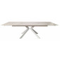 Swank Staturario White стіл обідній кераміка 90X180(260) Білий