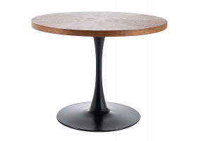 Стіл обідній AMADEO Стіл обідній горіх/чорний мат д.100