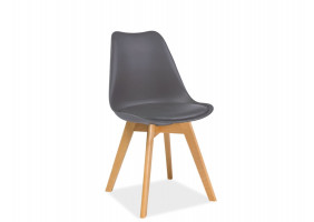 Стілець KRIS Бук / Сірий KRISBUSZS