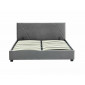 Ліжко двоспальне COLUMBIA VELVET 160X200 Сірий TAP.192 COLUMBIAV160SZ