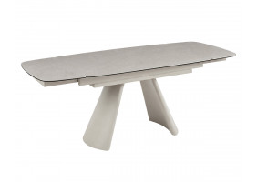 Стіл обідній розкладний BROOKLYN CERAMIC 140(200)*80 сірий мат / кашемір
