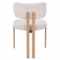 Cтілець кухонний TANO дуб метал/бежева тканина