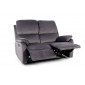 Диван софа розкладна SPENCER 2 VELVET сіра BL.14 SPENCER2VSZ