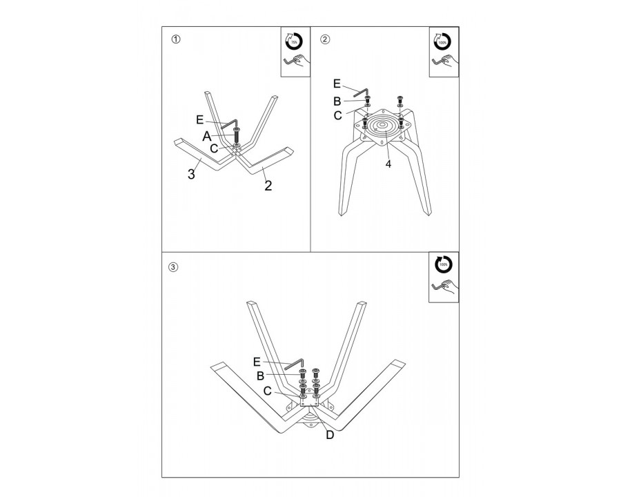Стілець LENY каркас дерево / Беж тканина оберт 180°