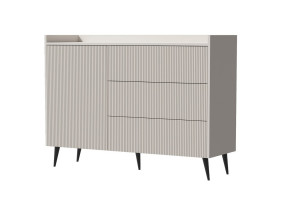 Комод ADEMO REG 4 126х92х41 кашемір / кашемір