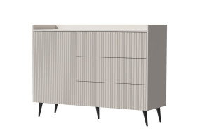 Комод ADEMO REG 4 126х92х41 кашемір / кашемір