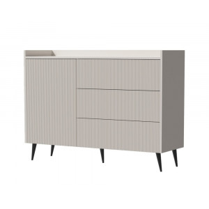 Комод ADEMO REG 4 126х92х41 кашемір / кашемір