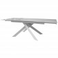 Gracio Carrara White стіл розкладний кераміка 90X160(240) см