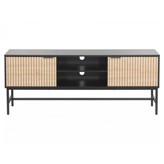 Тумба RTV MAGO RTV1 40х150 дуб / чорний мат MAGORTV1