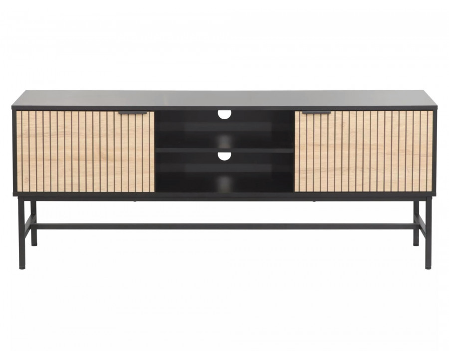 Тумба RTV MAGO RTV1 40х150 дуб / чорний мат MAGORTV1