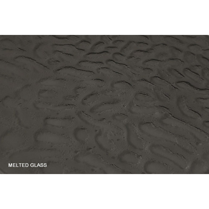 Стіл обідній розкладний SALVADORE MELTED GLASS 160(240)*90/чорний мат