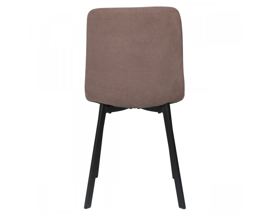 Стілець кухонний TIVO Чорний каркас / Світло-коричневий тканина