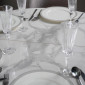 Стіл Асті обідній Розкладний Кераміка 1100/1500x1100x760 білий