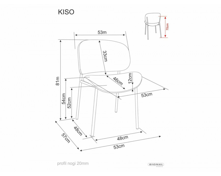 Стілець кухонний обідній м'який Kiso Noelle Темно-бежева тканина / Кашемір каркас