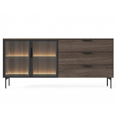 Комод з підсвіткою Лумі / Lumi 2D3S/181 2-дверний з 3 шухлядами Дуб дунін