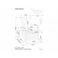 Крісло-реклайнер розкладне SOLON M VELVET (функція масажу) цинамон BL.4215 SOLONMVCY